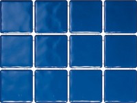 Бриз Плитка настенная синий 1243T 30х40 из 12 частей 9,9х9,9