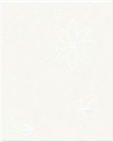 Gzhel плитка настенная белая (GZB051R) 20x25