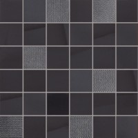 Glossy Malla Negro Мозаика 30x30