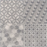 Саттон Плитка напольная орнамент серый 4226 40,2х40,2