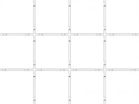 Конфетти Плитка настенная белый 1230T полотно 30х40 из 12 частей 9,9х9,9
