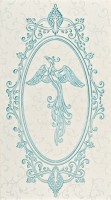 Анастасия Декор орнамент голубой 1645-0097 25х45