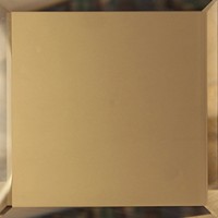 Квадратная зеркальная бронзовая матовая плитка с фацетом 10мм КЗБм1-01 - 180х180 мм/10шт
